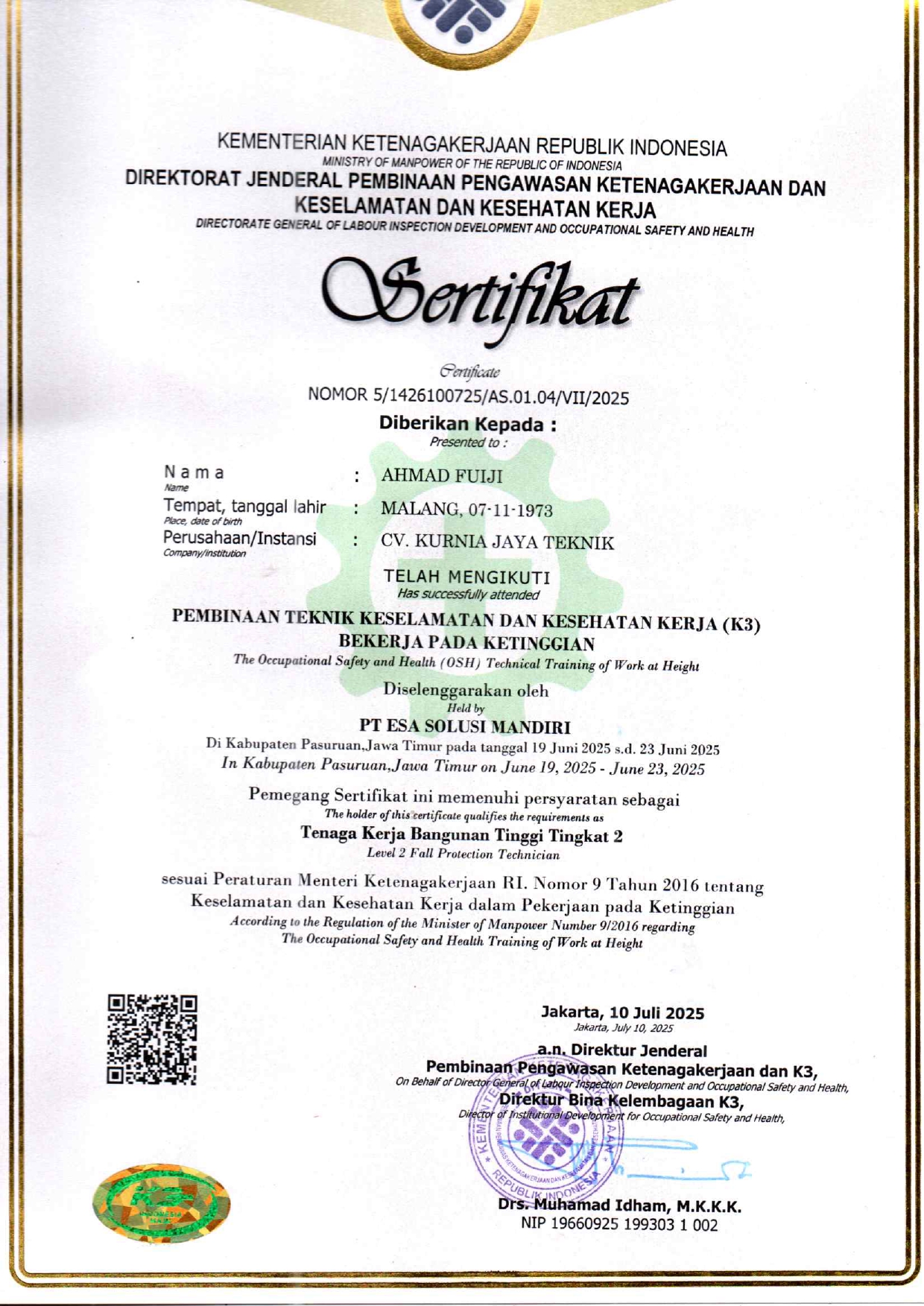 TKBT 2 - Ahmad Fuiji